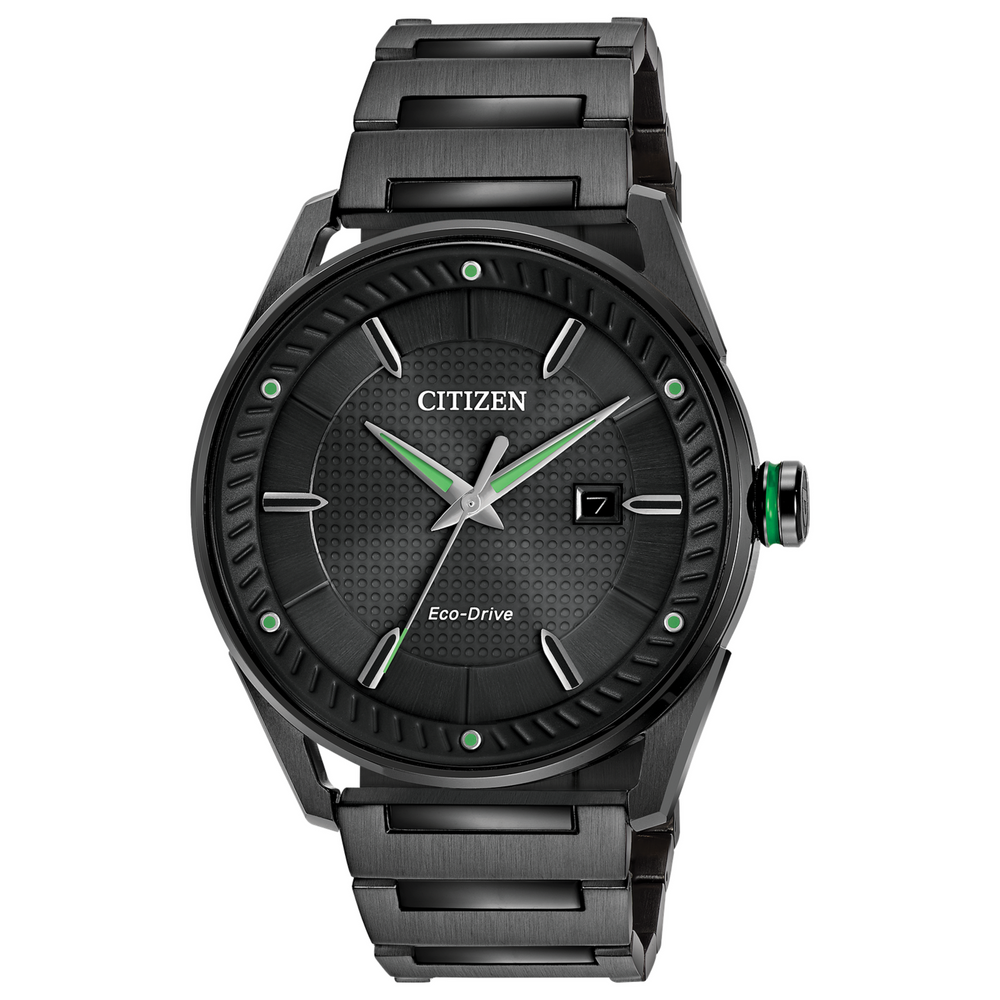 Citizen Men's Eco-Drive BM6985-55E Green Accents Watch