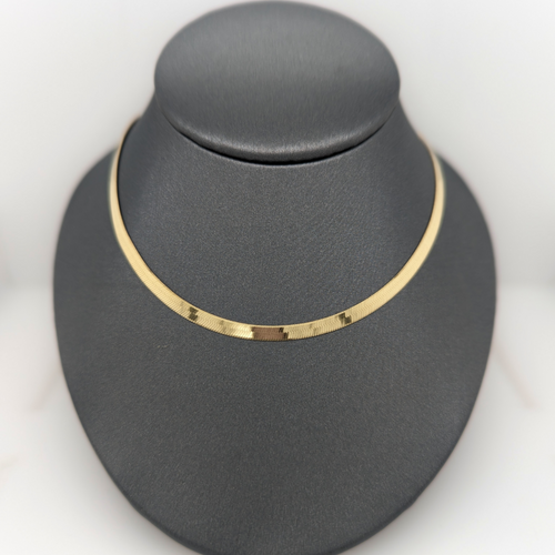 10kt Yellow Gold 2.5mm Herringbone Chain