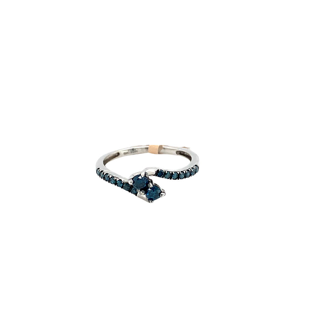10kt White Gold .33tw Diamond Ring