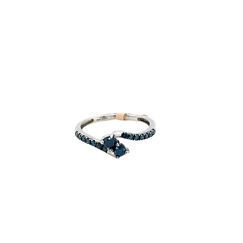 10kt White Gold .33tw Diamond Ring
