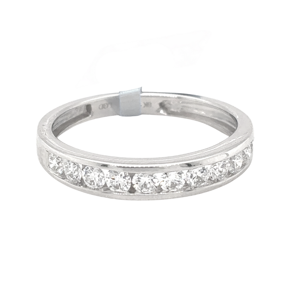 14kt White Gold .50ct Lab Grown Diamond Band
