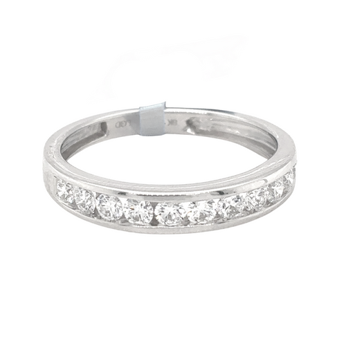 14kt White Gold .50ct Lab Grown Diamond Band