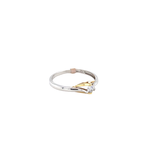 10kt Two-Tone Diamond Ring