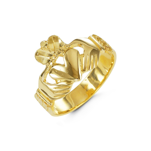 10kt Yellow Gold Claddagh Ring