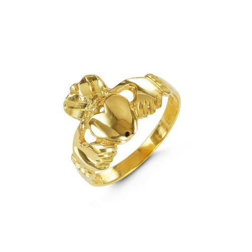 10kt Yellow Gold Claddagh Ring