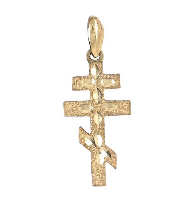 10kt Yellow Gold Celtic Cross Charm