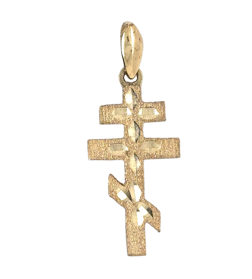 10kt Yellow Gold Celtic Cross Charm