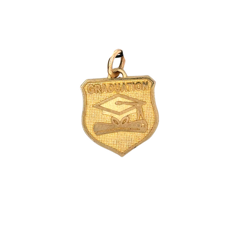 10kt Yellow Gold Grad Charm