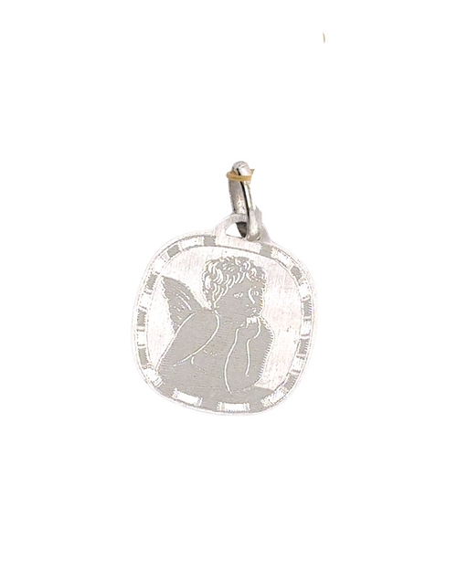 10kt White Gold Angel Charm