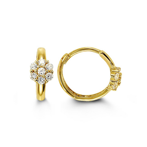 14kt Yellow Gold Baby Hoop Earrings