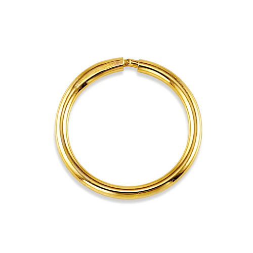 10kt Yellow Gold Sleeper Hoop Earrings