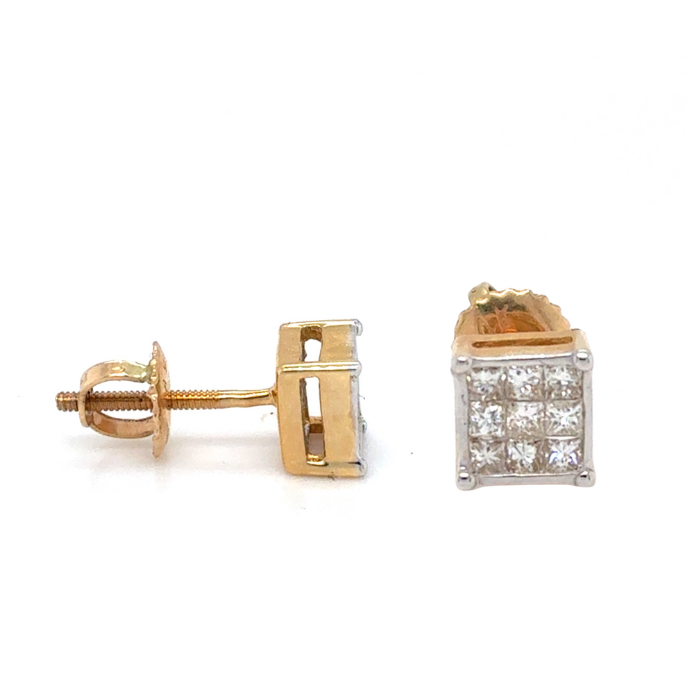 14kt Yellow Gold .25ct Diamond Stud Earring