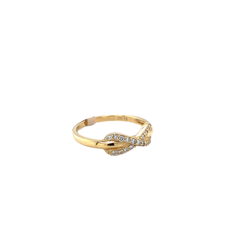 14kt Yellow Gold 0.19 tw Diamond Ring