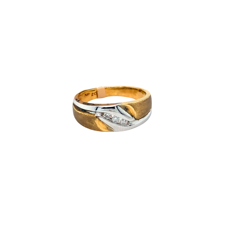 10kt two-tone gold Diamond Ring