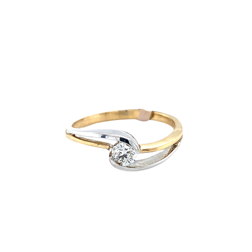 10kt Two-tone Gold .20ct Diamond Ring