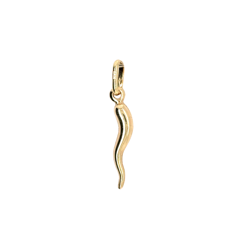 10kt Yellow Gold Horn Charm