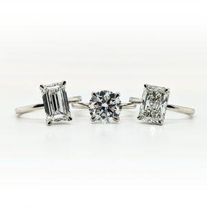 3ct Radiant Cut Engagement Ring - Special Price