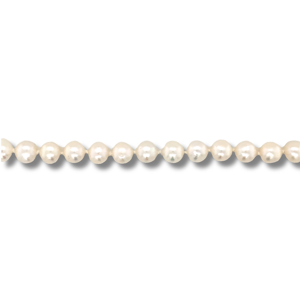 14kt White Gold Pearl Bracelet