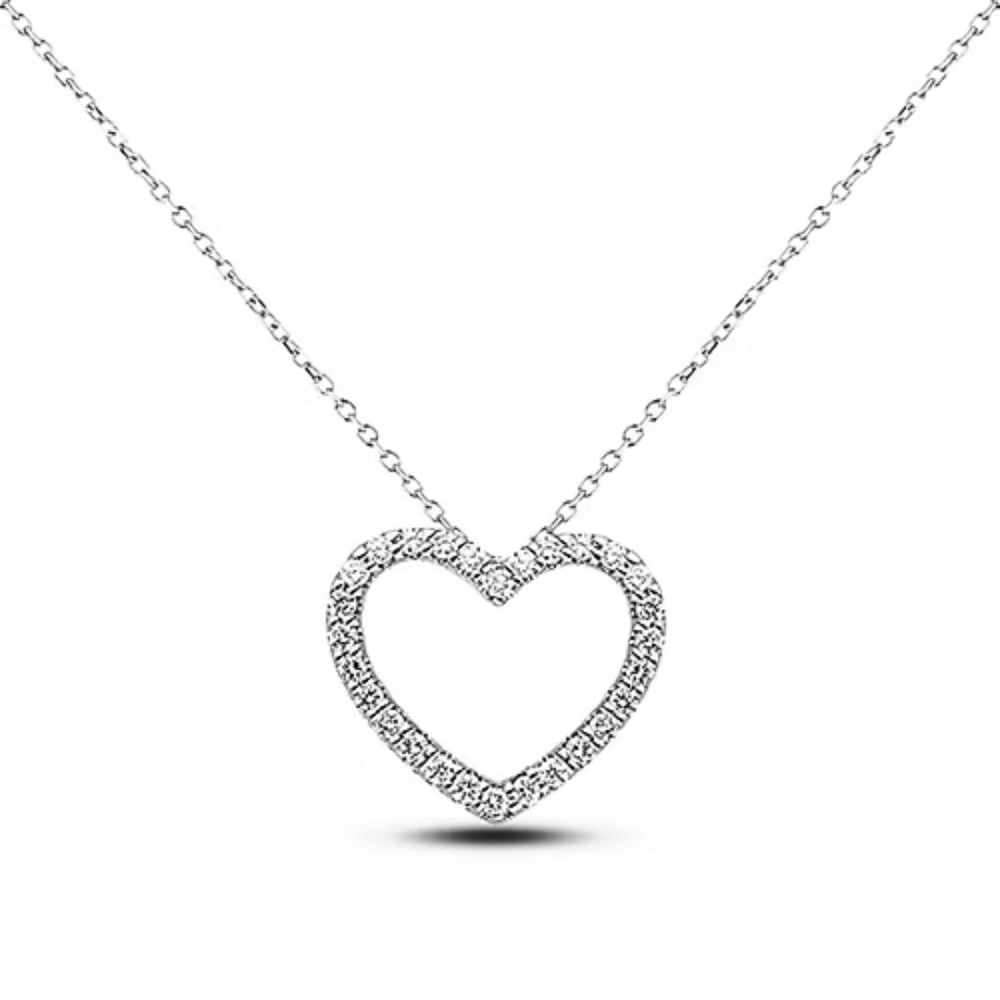 10k White Gold .20ct Canadian Diamond Pendant