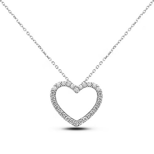 10k White Gold .20ct Canadian Diamond Pendant