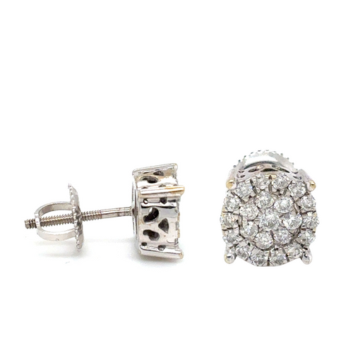 10kt White Gold .50ct Diamond Stud Earring