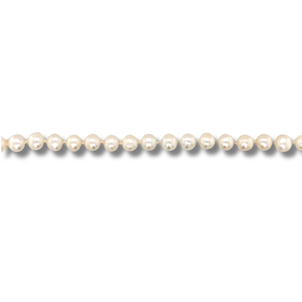 14kt Yellow Gold Pearl Bracelet