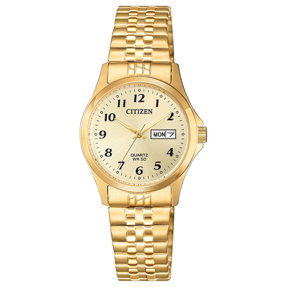 Citizen Quartz Gold Watch EQ0603-59F
