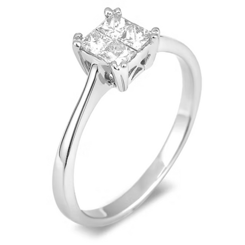 10k White Gold .20ct Canadian Diamond Ring