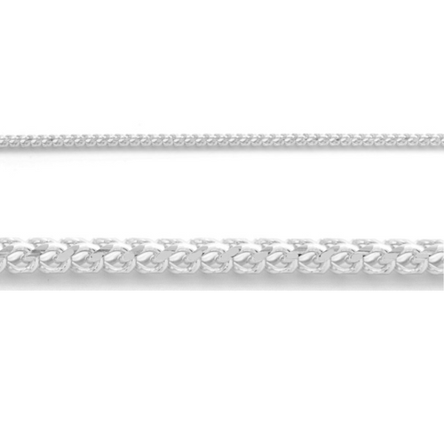 10kt White Gold 20'' Franco Chain