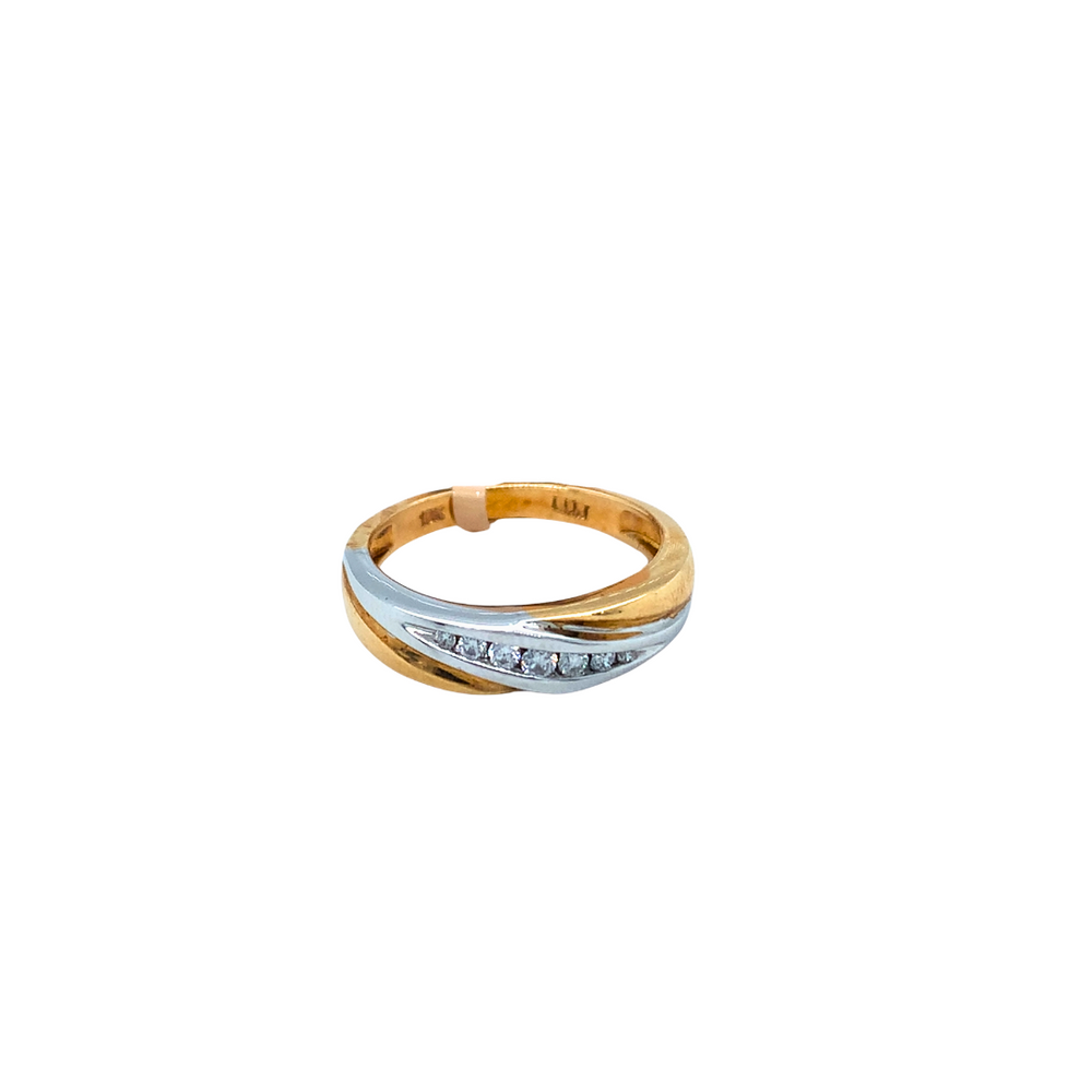 10kt two-tone gold Diamond Ring