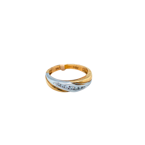 10kt two-tone gold Diamond Ring