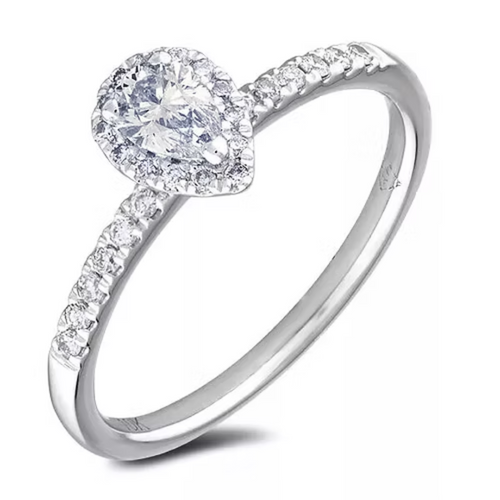 10k White Gold .28ct Canadian Diamond Ring