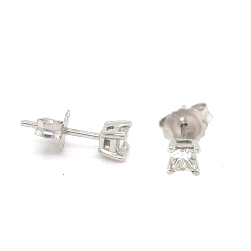 10kt White Gold .25ct Diamond Stud Earring