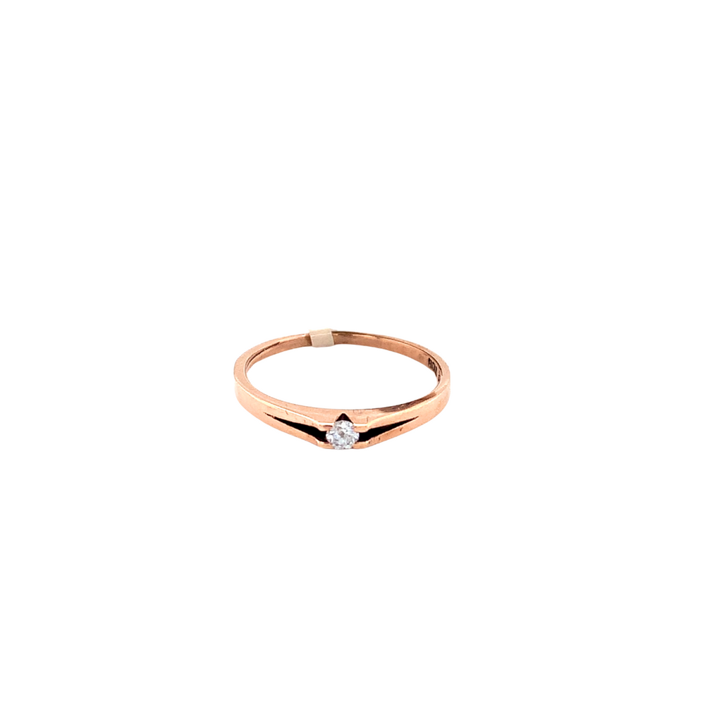 10kt Rose Gold Diamond Ring
