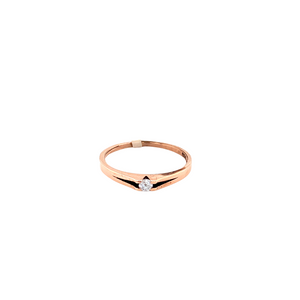 10kt Rose Gold Diamond Ring