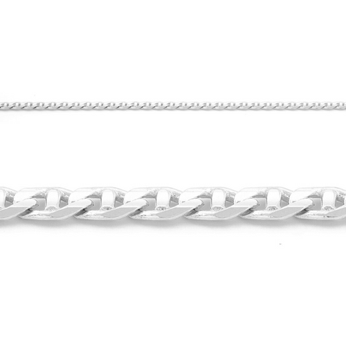 10kt White Gold 20'' Marine Chain