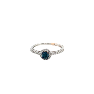 10kt White Gold .35tw Diamond Ring