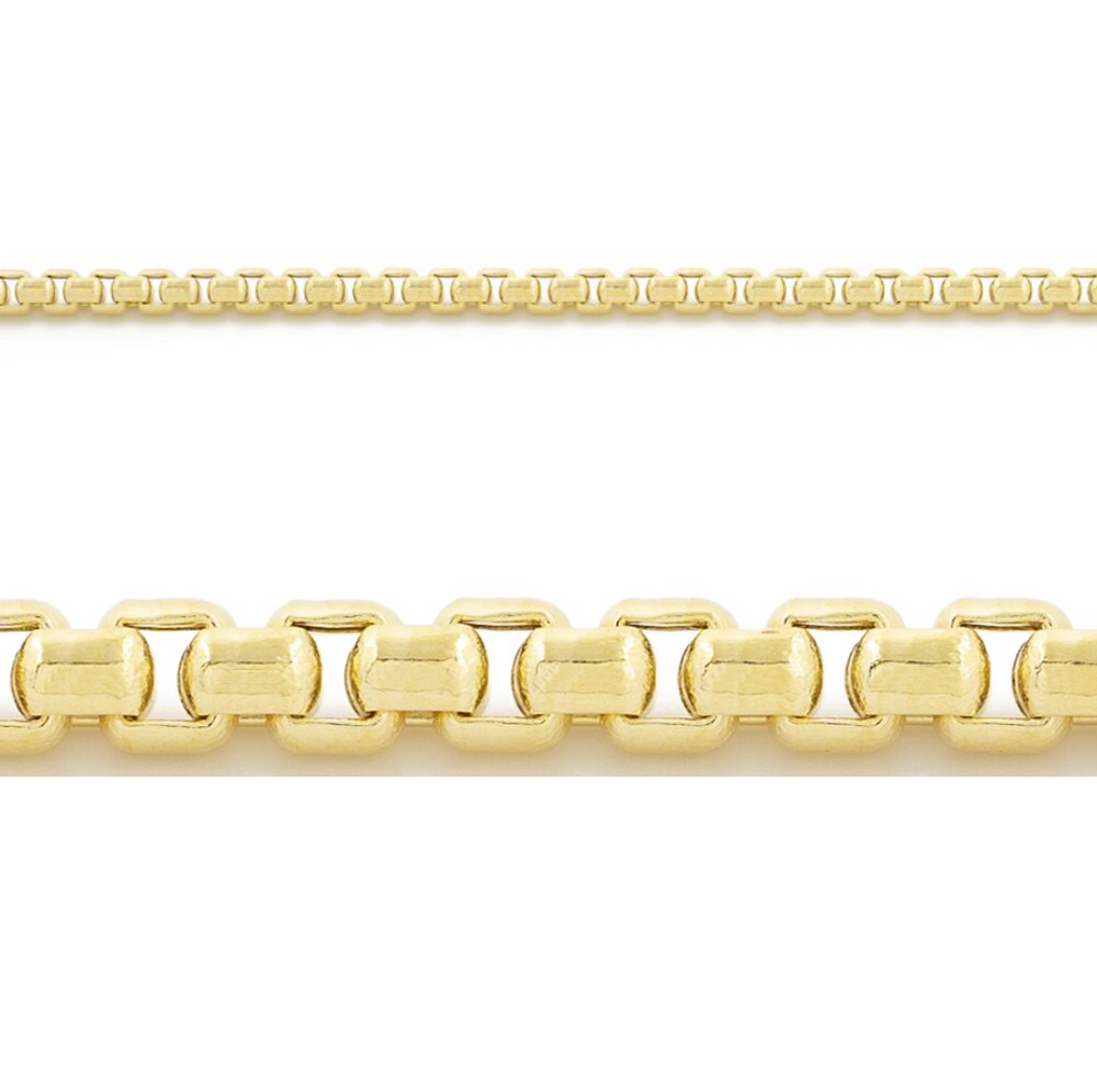 10kt Yellow Gold 20'' Box Chain