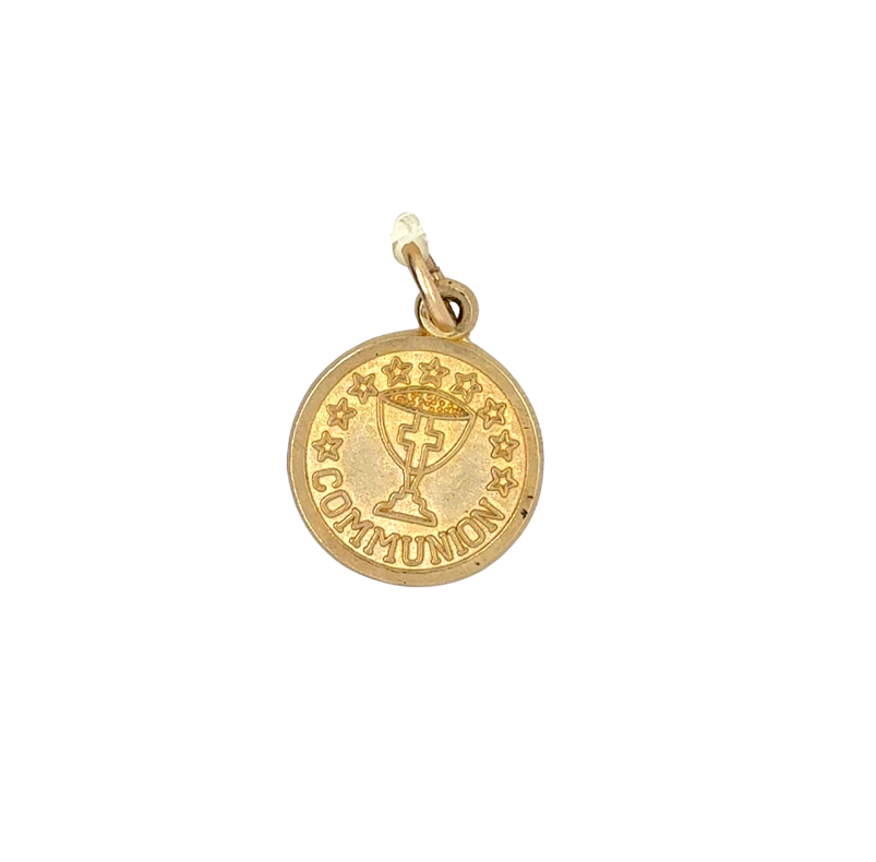 10kt Yellow Gold Communion Charm