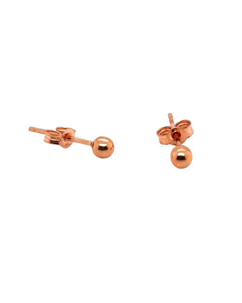 10kt Rose Gold Studs
