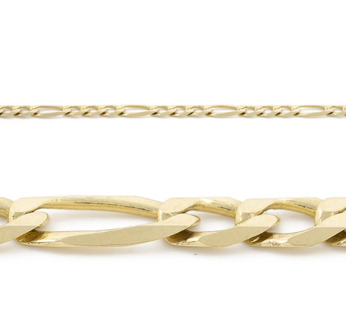 10kt Yellow Gold 20'' Figaro Chain