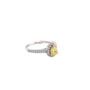 14kt White Gold .80 tw Diamond Ring