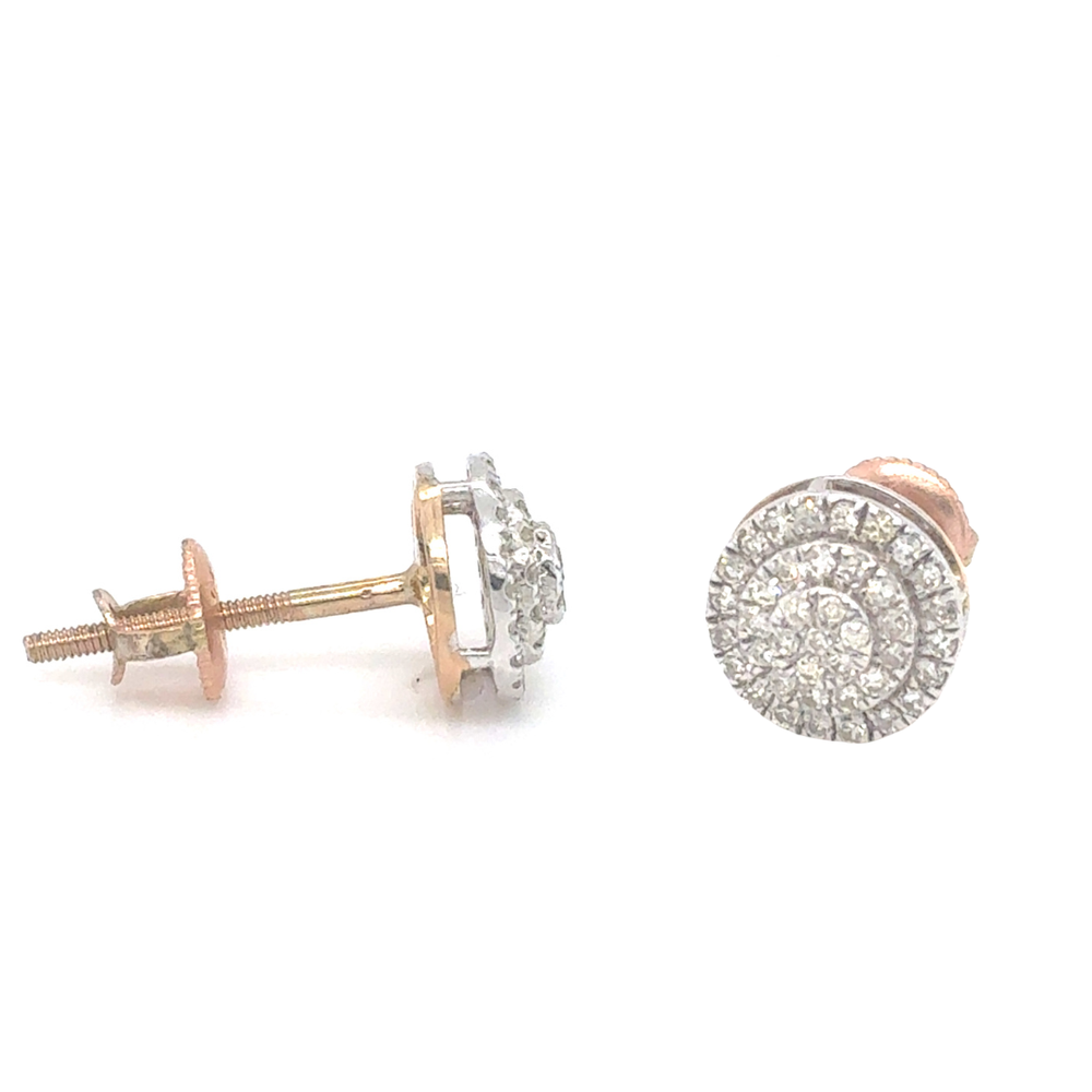 10kt Yellow Gold .28ct Diamond Stud Earring