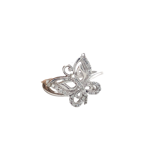 10kt White Gold Diamond Ring