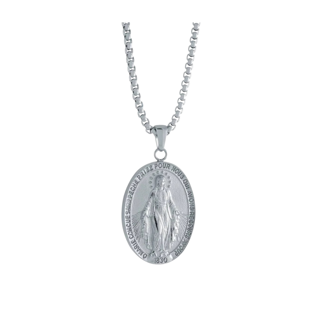 Italgem Stainless Steel Miraculous Mary