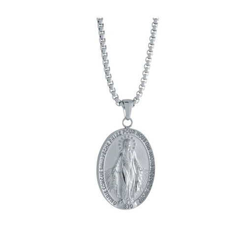 Italgem Stainless Steel Miraculous Mary
