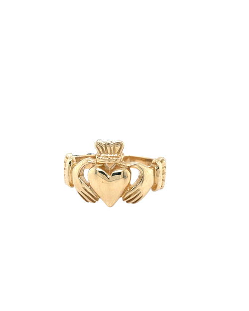 10kt Yellow Gold Claddagh Ring
