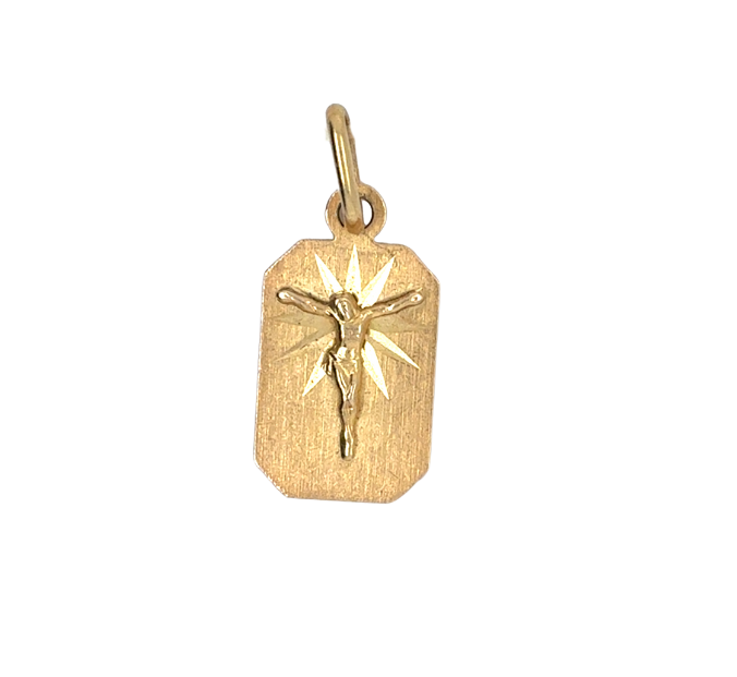 10kt Yellow Gold Jesus Charm