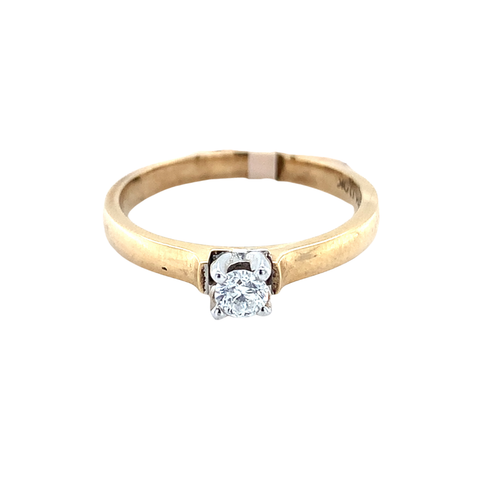 10kt Yellow Gold Diamond Ring