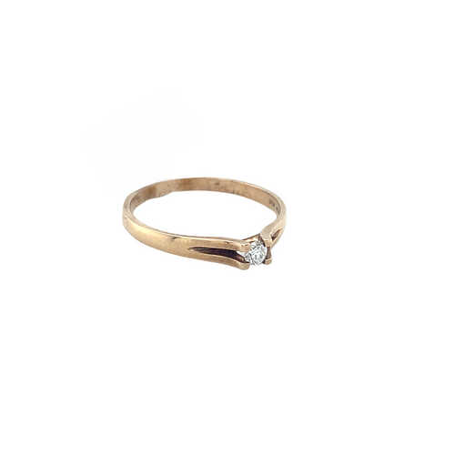 10kt Yellow Gold Diamond Ring